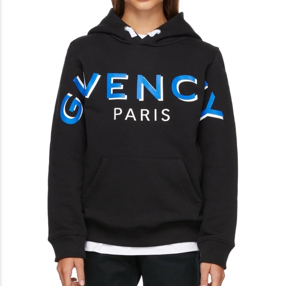 Givenchy Kids Hoodie in Black with LARGE logo